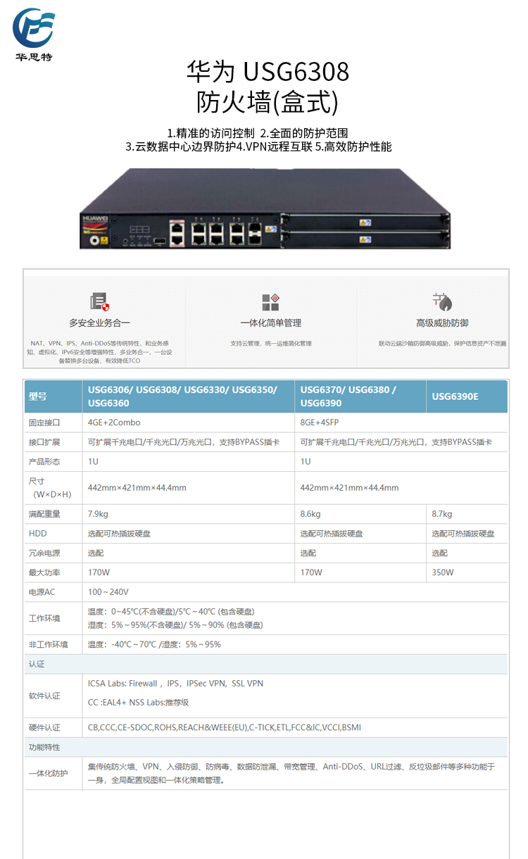 USG6308詳情頁