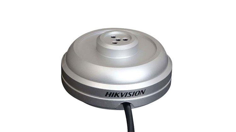 海康威視HIKVISION DS-2FP1021監(jiān)控攝像頭拾音器 音頻槍機外接拾音器 高保真收音降噪攝像機專用拾音器