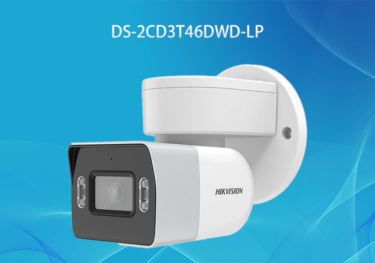 海康威視400萬全彩雙光攝像機DS-2CD3T46DWD-LP筒型網(wǎng)絡監(jiān)控攝像機