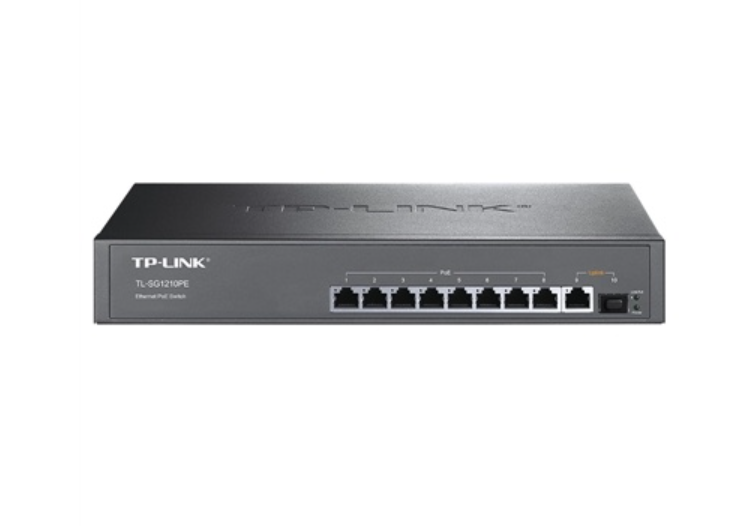 TP-LINK TL-SG1210PE 8口全千兆以太網(wǎng)PoE交換機