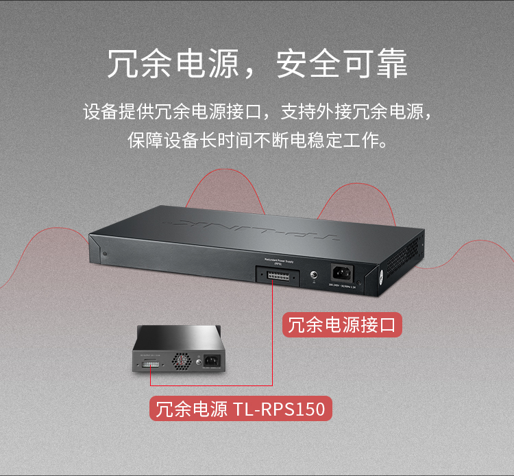 TP-LINK TL-SH7428F萬兆上聯(lián)三層網(wǎng)管核心交換機(jī)