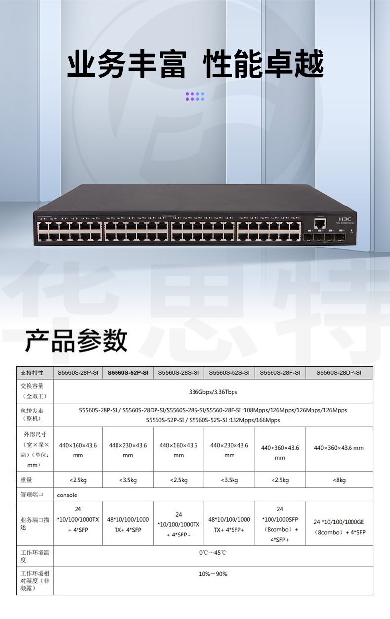 華三 LS-5560S-52P-SI 千兆交換機(jī)